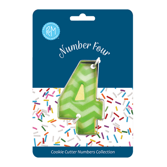 Number 4 Cookie Cutter