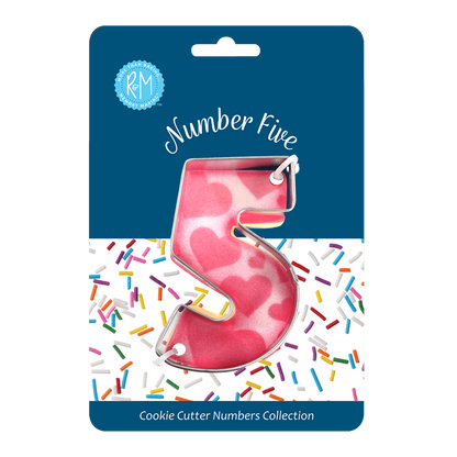 Number 5 Cookie Cutter