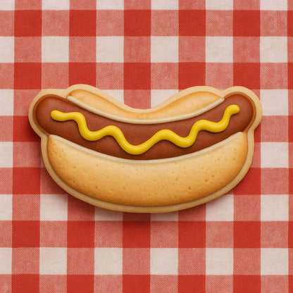 American Tradition Cookie Cutters 4.25  Hot Dog Cookie Cutter