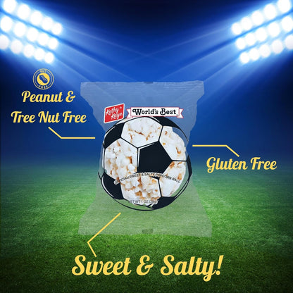 Kathy Kaye Soccer Sweet & Salty 1 oz. Popcorn Balls