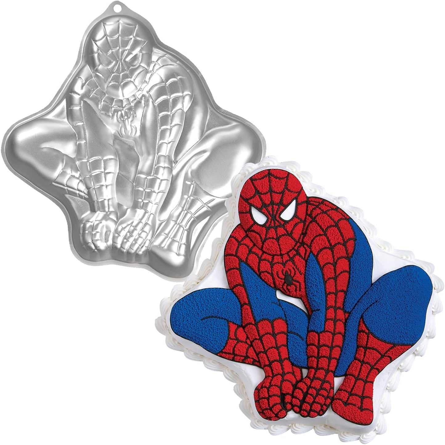 Spiderman Marvel 2008 Aluminum Cake Pan Collectible Wilton Character Pan