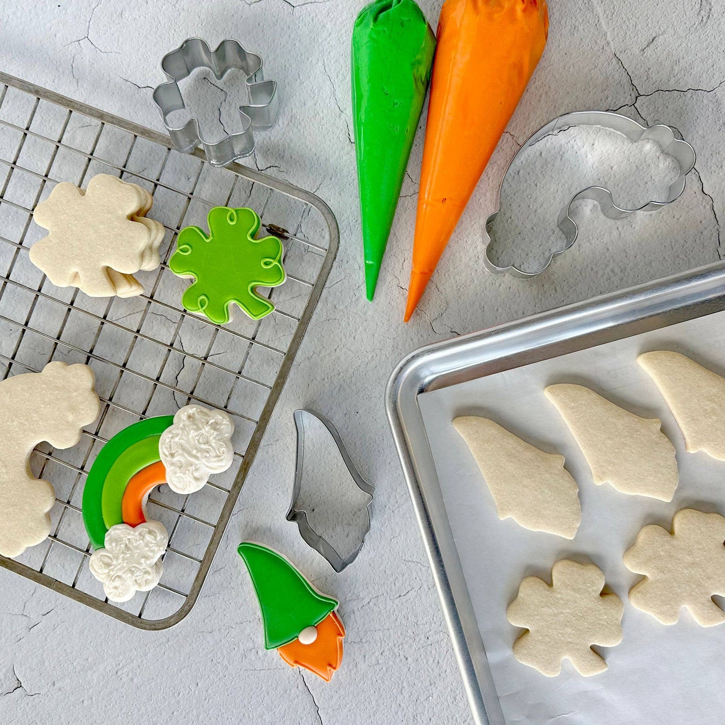 St. Patricks Day Cookie Cutters 3 Piece Set