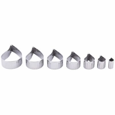 Ateco 7 Pc Leaf Fluted Cutter Set