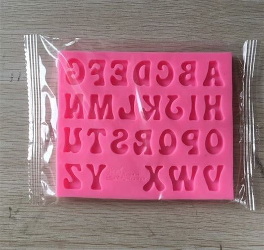 Letters Silicone Mold