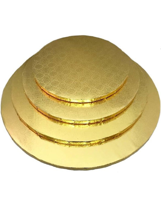 Drum 8x8in Gold Square 1/2in Thick