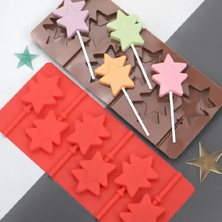 Double Star Lollipop Mold