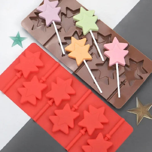 Double Star Lollipop Mold