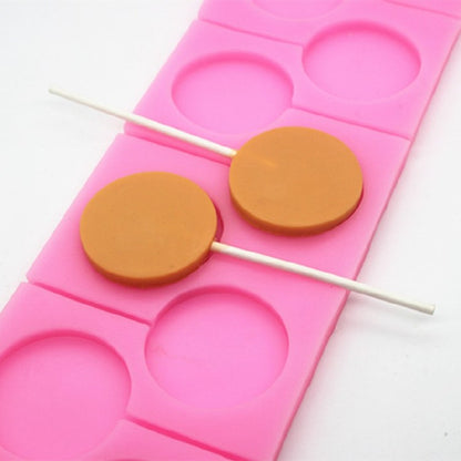Classic Hard Candy Sucker Mold Silicone Lollipop Mold