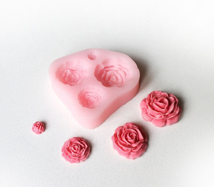 Silicone Rose Mold Small