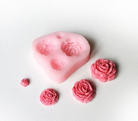 Silicone Rose Mold Small