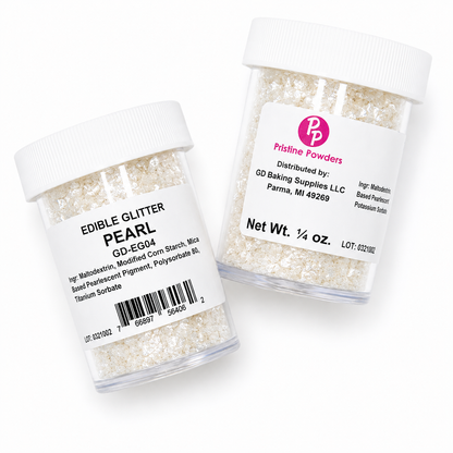 Edible Glitter Pearl .25 Oz