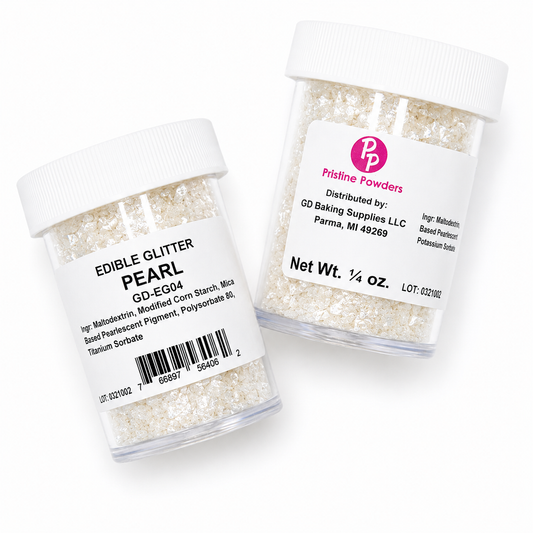 Edible Glitter Pearl .25 Oz