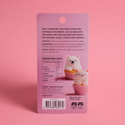 Bunny Ears Easter Icing Decorations - 30g (1 oz)