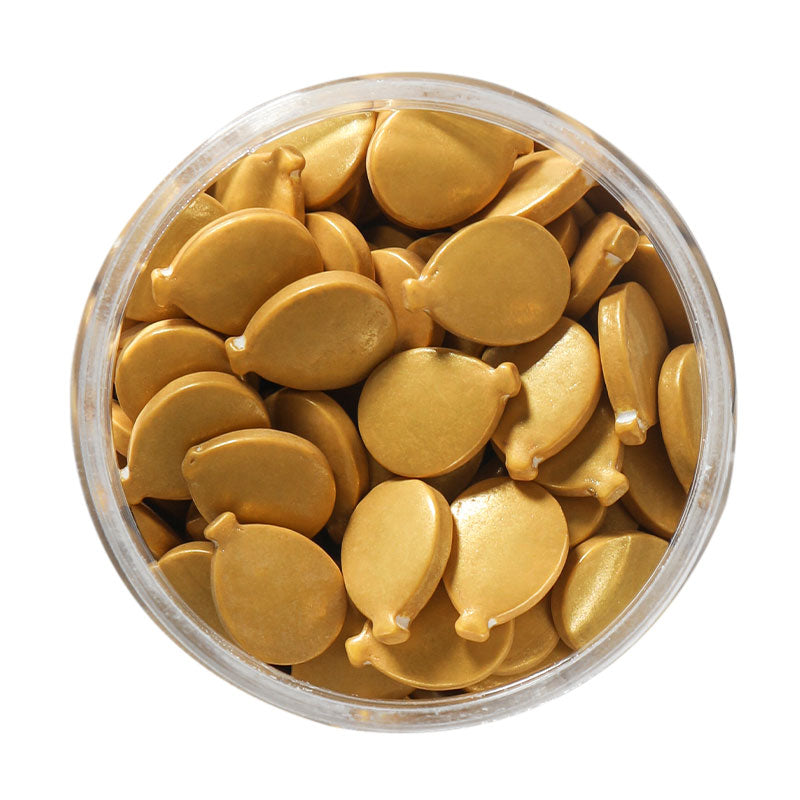 Sprinks Gold Balloons Confetti Sprinkles - 75g (2.6 oz)