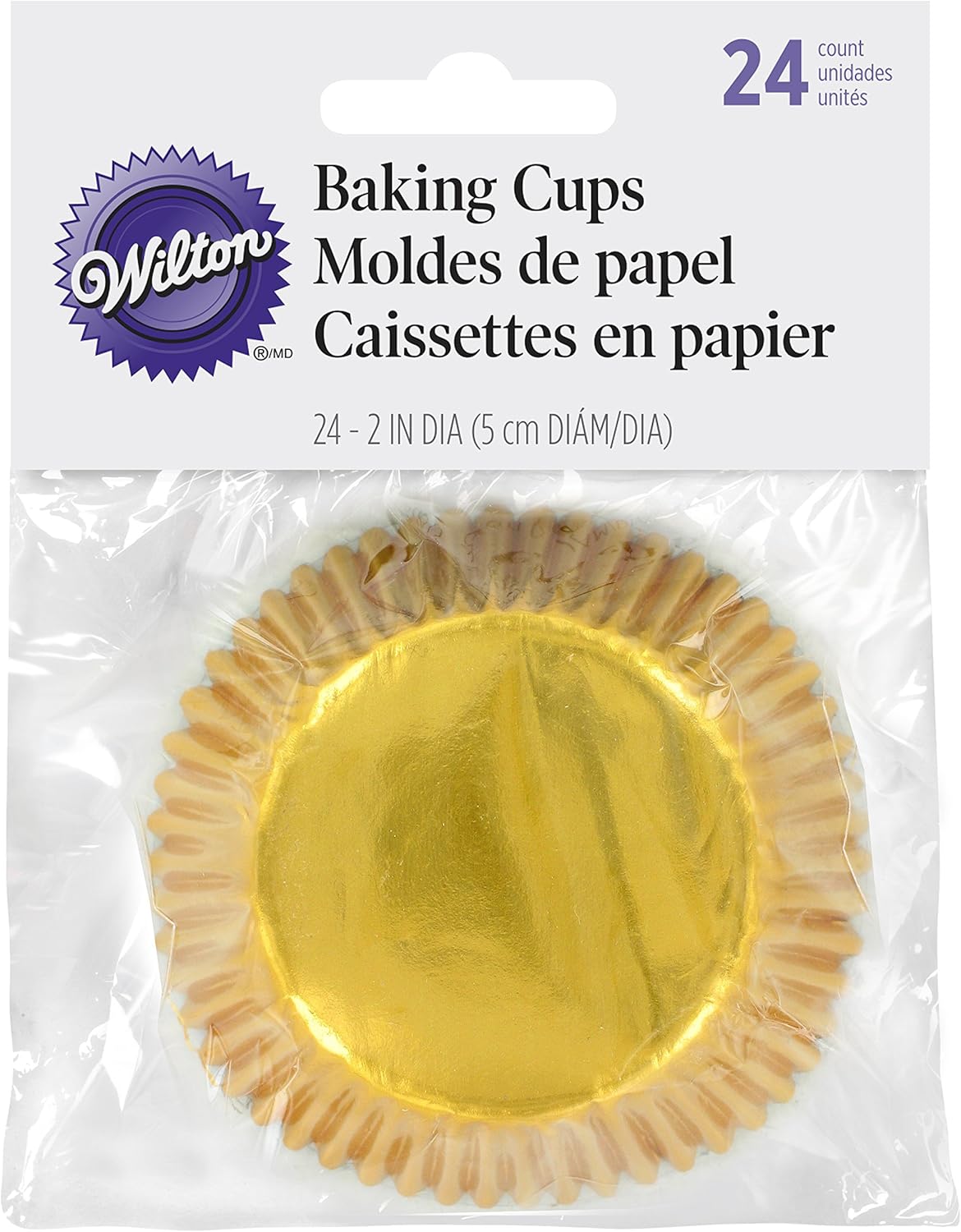 Gold Cupcake Wrappers