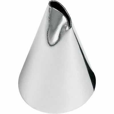 Roses, Petals & Ruffles Piping Tip - Wilton #59 Curved Petal - Stainless Steel Cake Decorating Tip