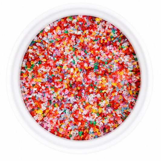 Rainbow Coarse Sugar Crystals