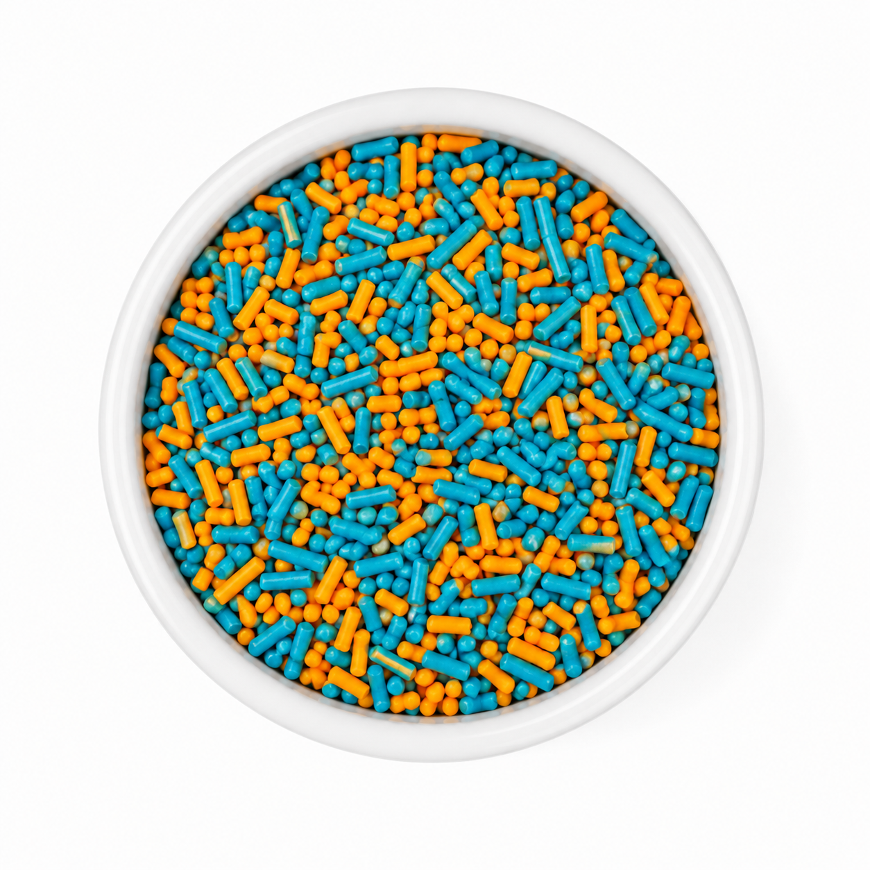 Blue + Orange Sprinkles