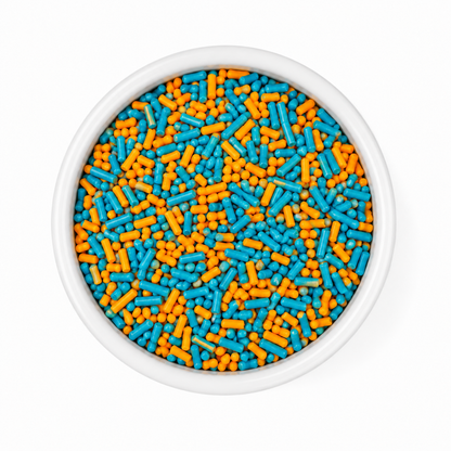 Blue + Orange Sprinkles