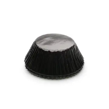 Cupcake Liners Standard Black Foil 32-Count