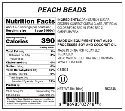 Peach Nonpareils