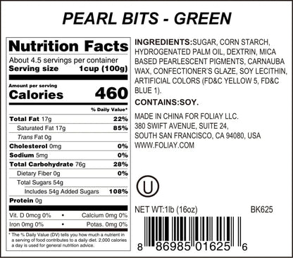 Green Pearlized Sprinkles