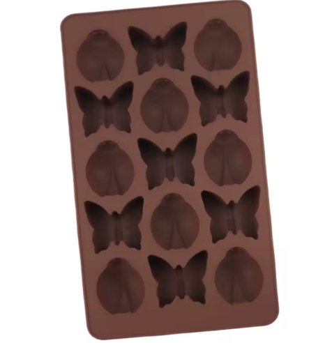Butterfly And Ladybug Chocolate Mold  15 Cavity