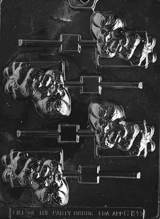 Life Of The Party Bear With Gift Lollipop 4 Cavity