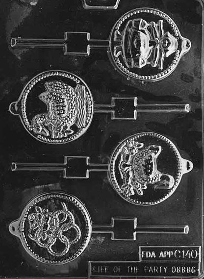 Twelve Days Of Christmas Days 5-8 Lollipop Mold