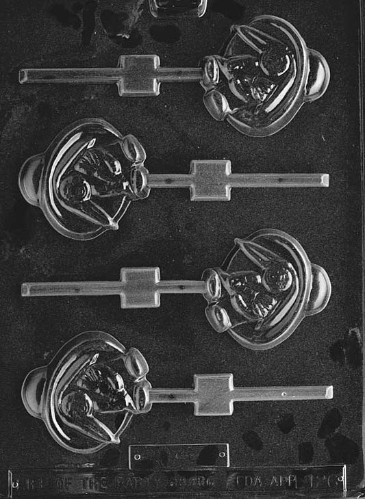 Easter Bunny With Hat Lollipop 4 Cavity