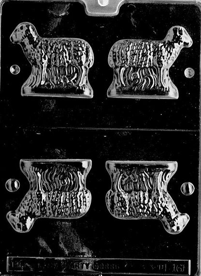 3D Standing Lamb Chocolate Mold – Easter Lamb Candy Mold
