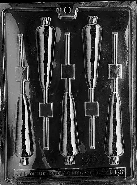 Easter Carrot Lollipop 5 Cavity