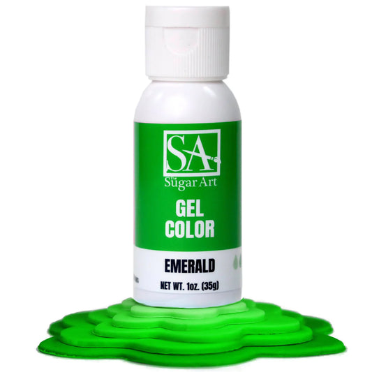 Sugar Art Gel Food Color Emerald 1oz