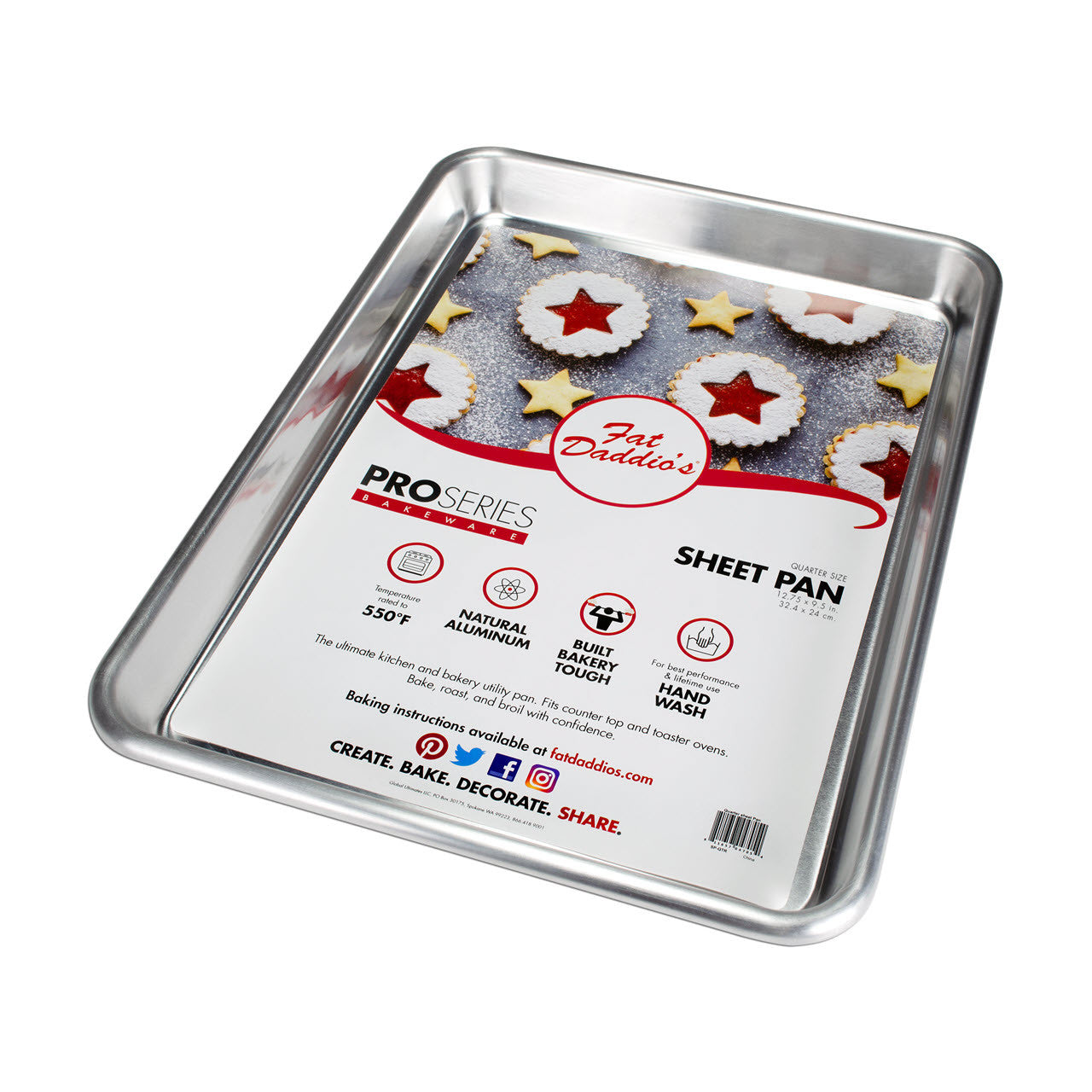 Fat Daddios Quarter Sheet Pan – Cakewalk @Candyland Crafts
