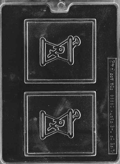 RX Chocolate Mold Pharmacy Symbol Candy Mold, Medical Plaque, 2 Cavity