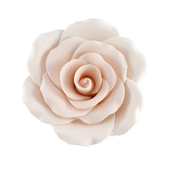 Gum Paste Rose XL 3in Peach 1-Count