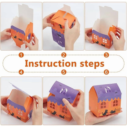 Haunted House Halloween Treat Box 5 count