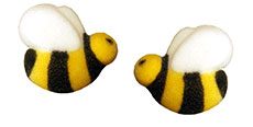 Bumble Bees Royal Icing Toppers 12 Count
