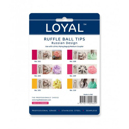 Loyal Ruffle Ball Tip 6 Count Set