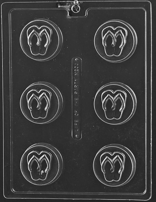 Flip Flop Cookie Mold 6 Cavity