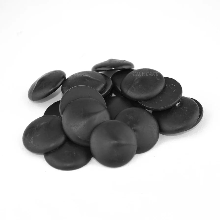 Merckens Black Chocolate Wafers 25lbs Bulk Case
