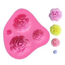 Silicone Rose Mold Small
