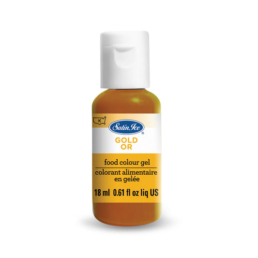 Satin Ice Food Color Gel 0.61 fl oz Gold