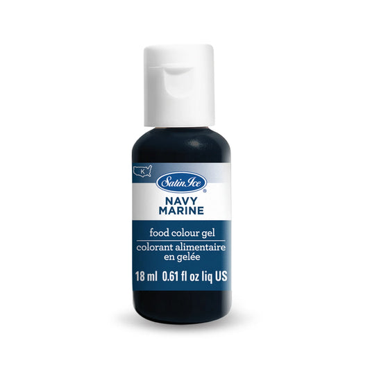 Satin Ice Food Color Gel 0.61 fl oz Navy