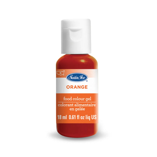 Satin Ice Food Color Gel 0.61 fl oz Orange