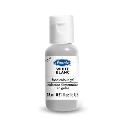 Satin Ice Food Color Gel 0.61 fl oz White