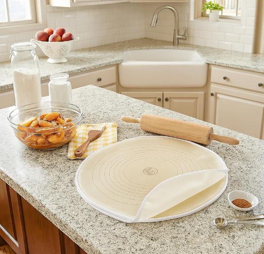 Non-Stick Silicone Pie Crust Rolling Bag – 16 inch Pastry Dough Rolling Tool