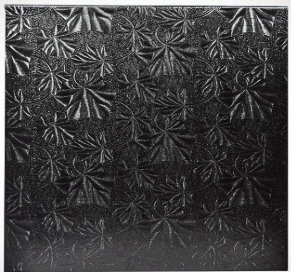 Drum  10x10 Black Square 1/2in thick Whalen