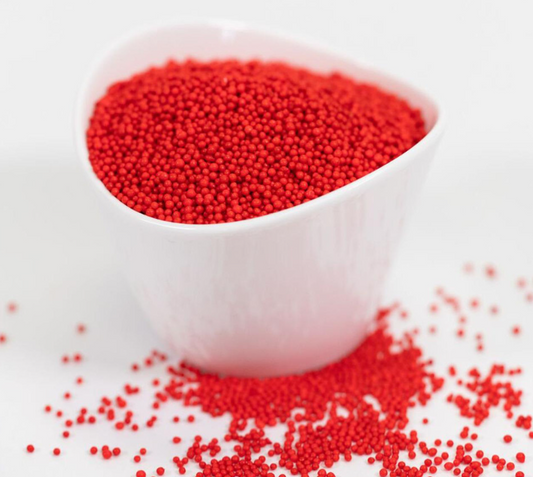 Nonpareils Red 25lb Bulk Case