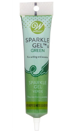 Green Sparkle Gel Icing
